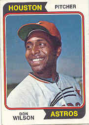 1974 Topps Baseball Cards      304     Don Wilson